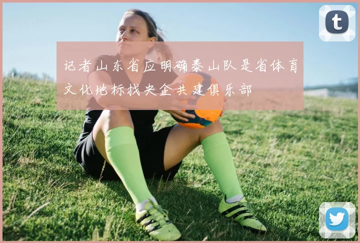 记者山东省应明确泰山队是省体育文化地标找央企共建俱乐部